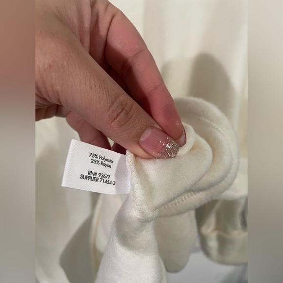 Stylus Women’s Turtleneck Roll Tab Sleeves Sweater Super Soft XL White. NEW - Picture 8 of 8